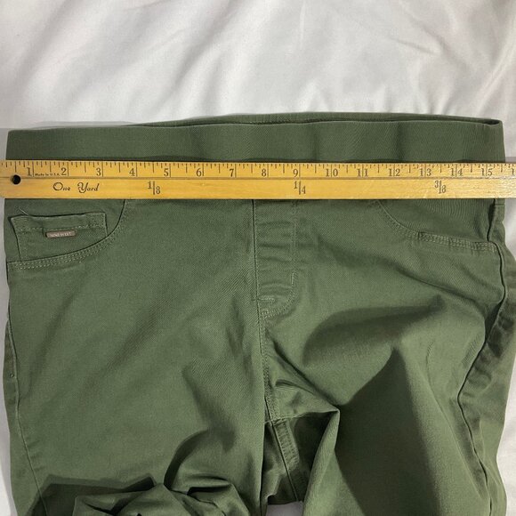 Nine West Green Heidi Pull-On Skinny Sz 8 Pants - Picture 10 of 13